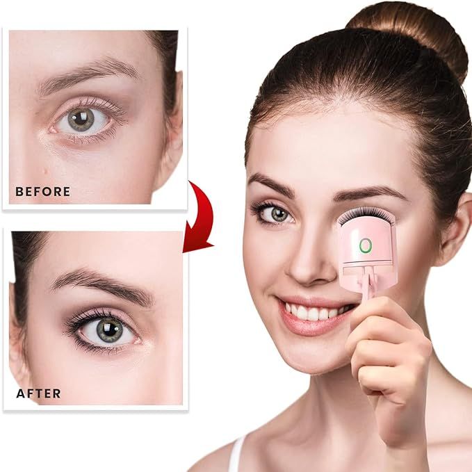 Heated Eyelash Curler – Effortless, Safe & Rechargeable